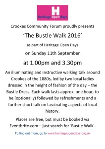 Bustle Walk 2016 A4 Poster