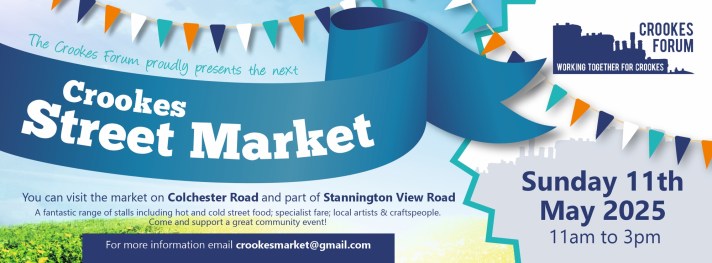 Crookes Street Market – Sunday 11 May 2025
